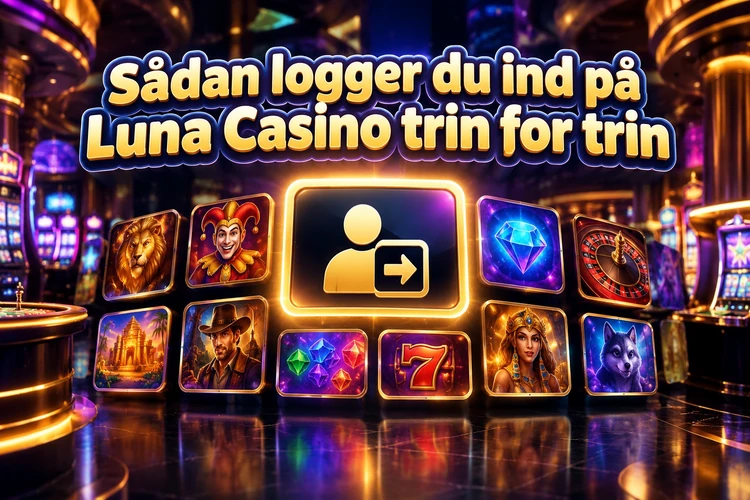 Sådan logger du ind på Luna Casino trin for trin