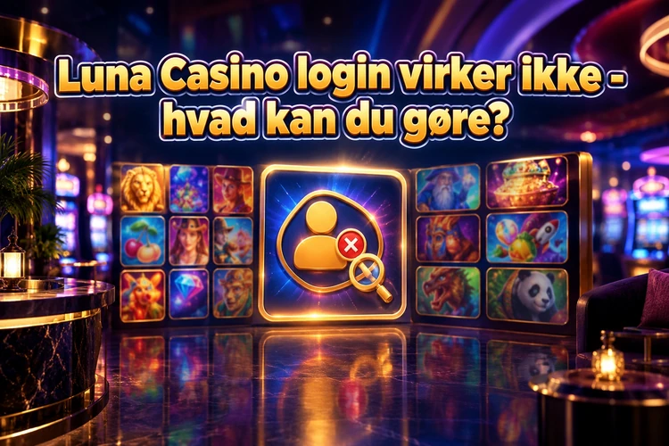 Luna Casino login virker ikke - hvad kan du gøre?